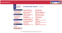 Desktop Screenshot of gratisanbieter.de