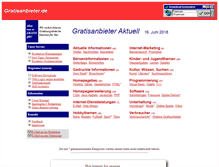 Tablet Screenshot of gratisanbieter.de